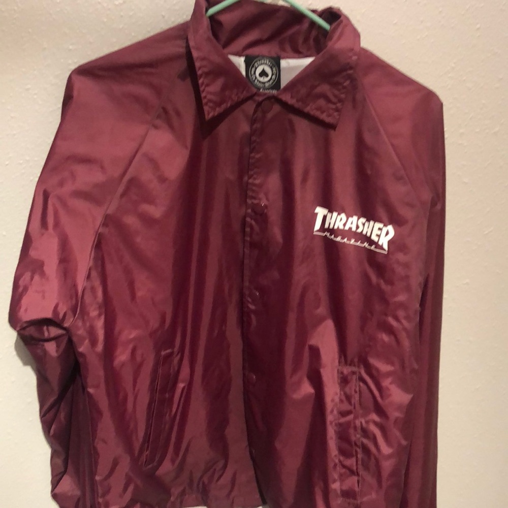 Trasher pentagram windbreaker jacket